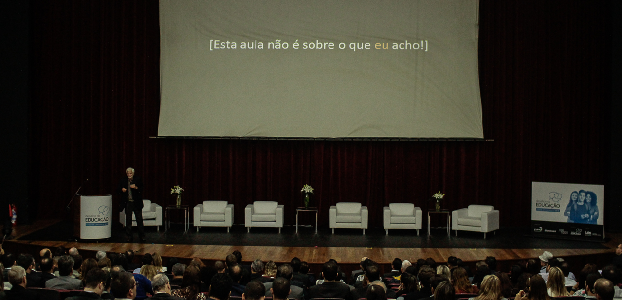 Claudio de Moura Castro, no Fórum de Lideranças: Desafios da Educação 2018