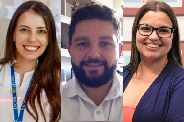 Juliana Trevisan da Rocha, Lucas Abreu e Renata Cristina Souza.