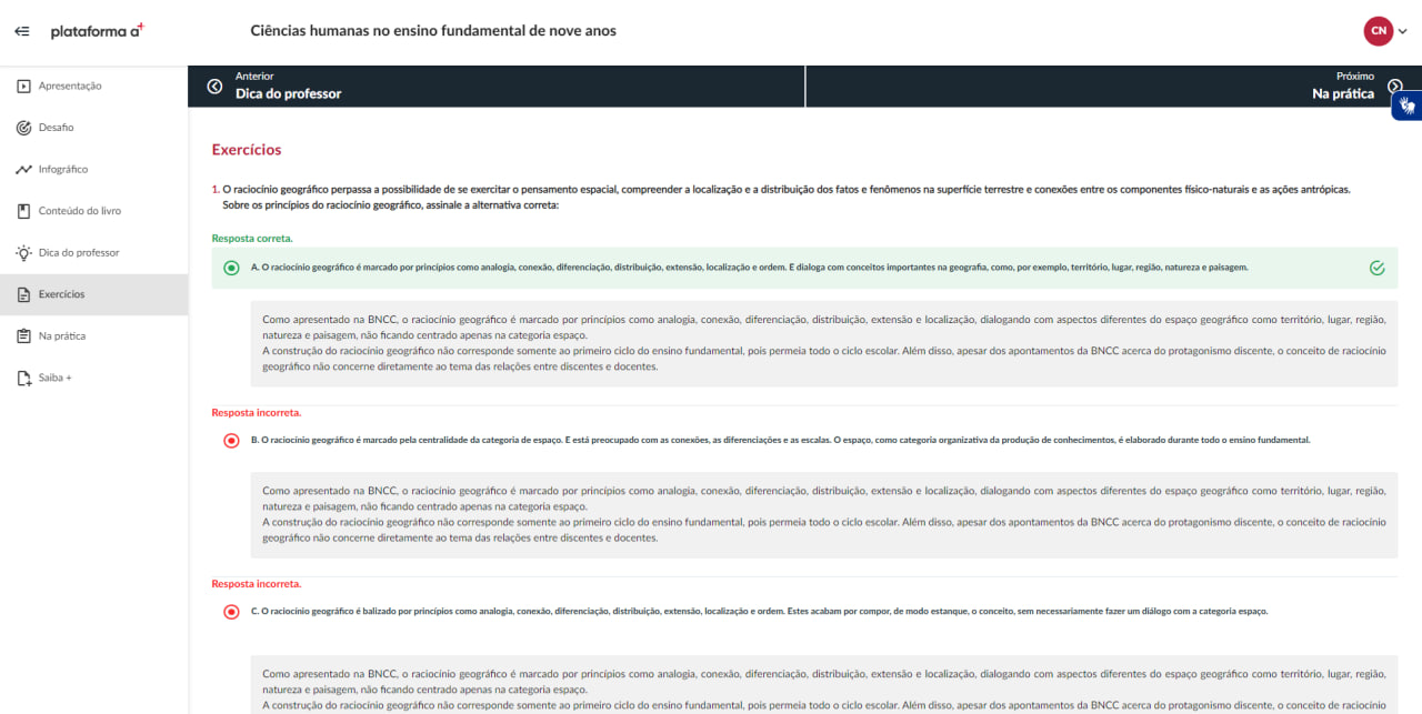 Exercícios são questões que reforçam e revisam, de forma objetiva, os conteúdos trabalhados na Unidade de Aprendizagem.