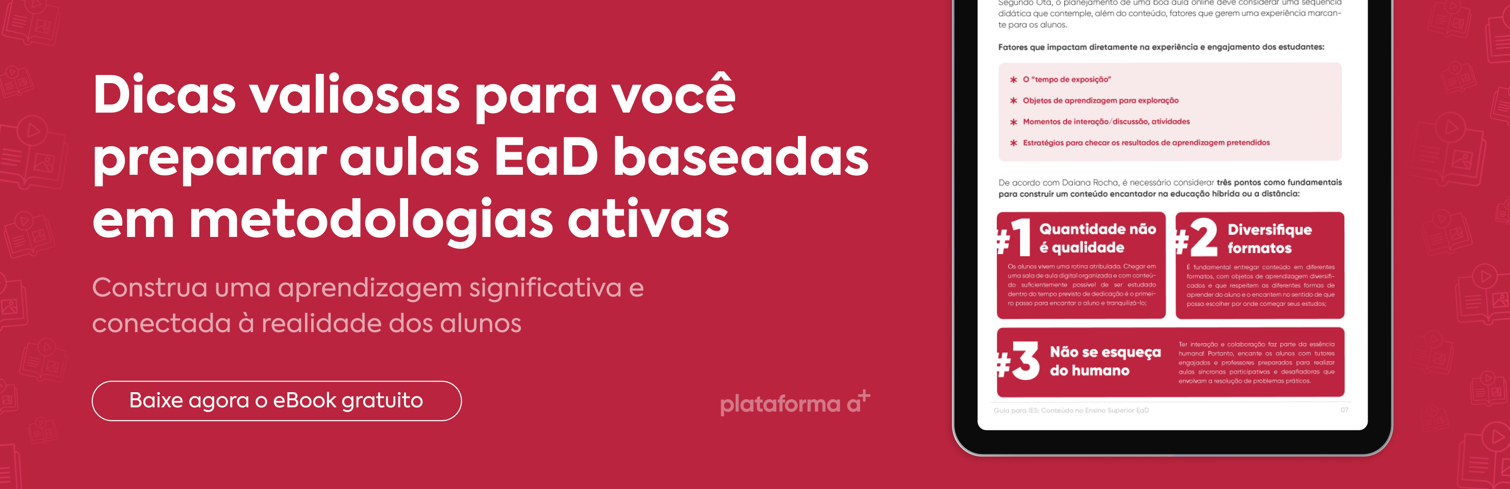 Guia completo: Conteúdo engajador no ensino superior EaD